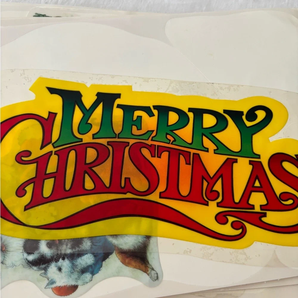 Static cling window Christmas decals. Reusable. Lots of‎ different designs